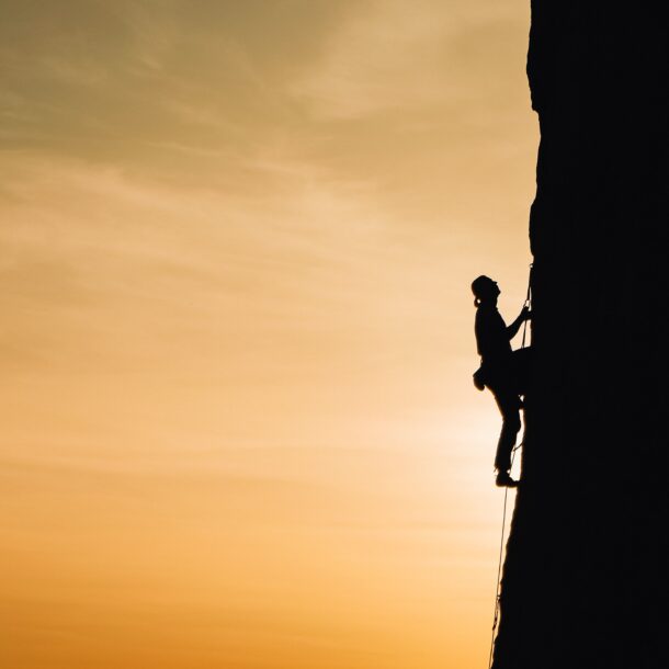 Man climbing